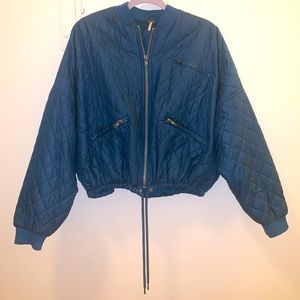 Free People quilted bomber